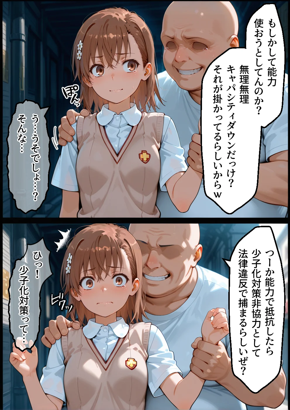 監禁アクメ地獄 孕んでも解放されない 快楽の牢獄 能力者編 拘束・辱め・乱交 サンプル11ページ目（えちち工房）