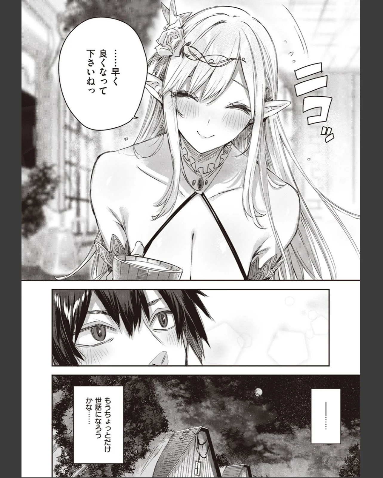 独身ハンターの出逢いはエルフの森で 第1巻 ファンタジー ラブ＆H 巨乳 12ページ