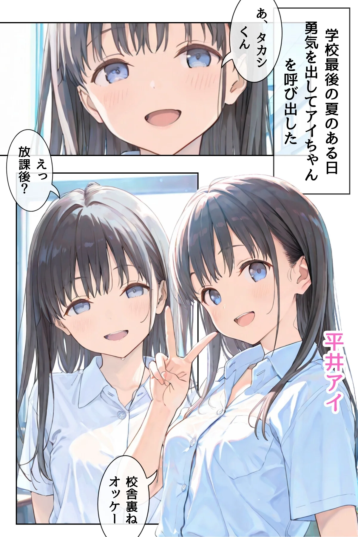 幼馴染しかできないHな特訓 第1巻 2ページ