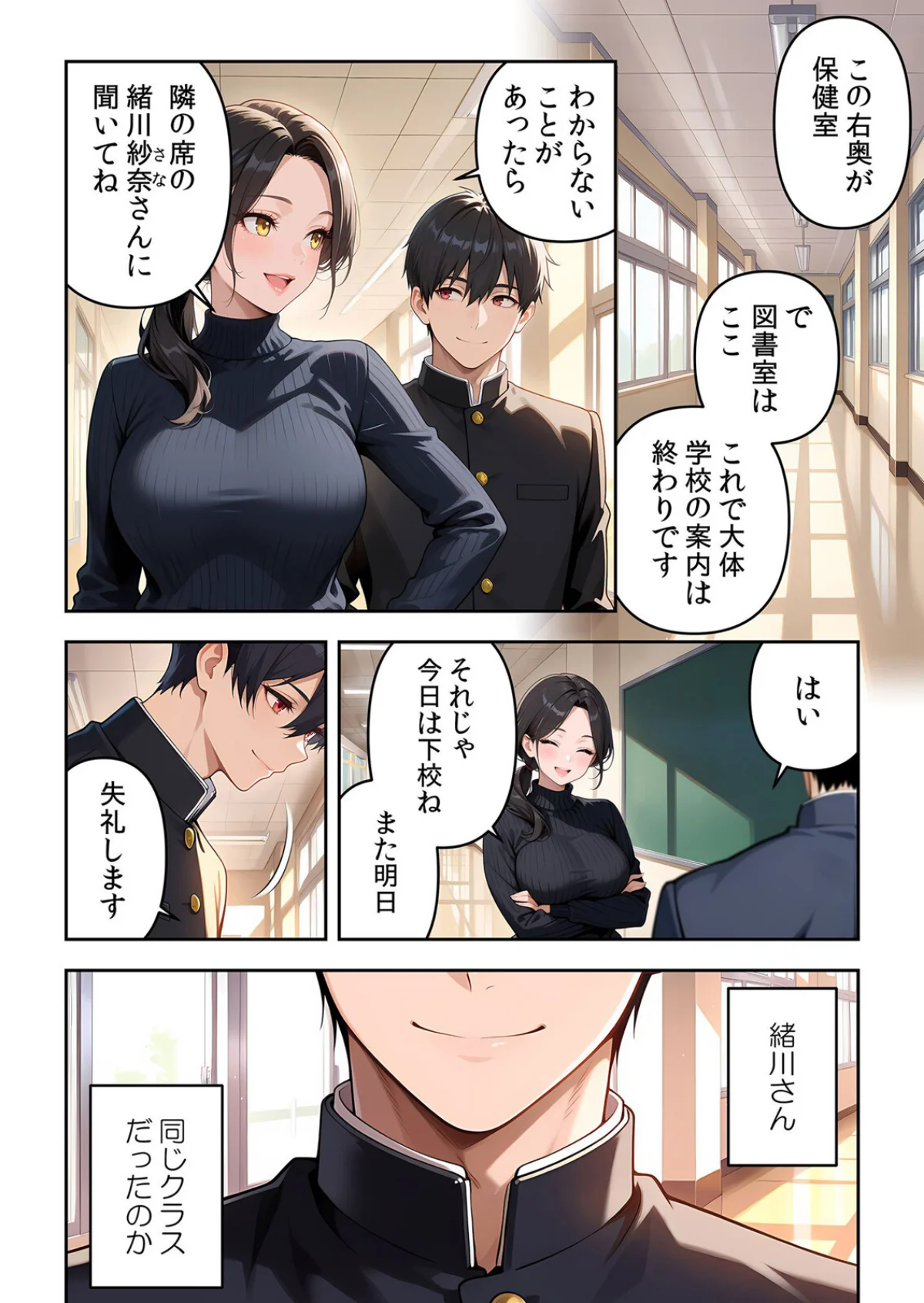 委員長の無垢な穴にねっとり種付け〜メス堕 第1巻 処女 女子校生 巨乳 15ページ