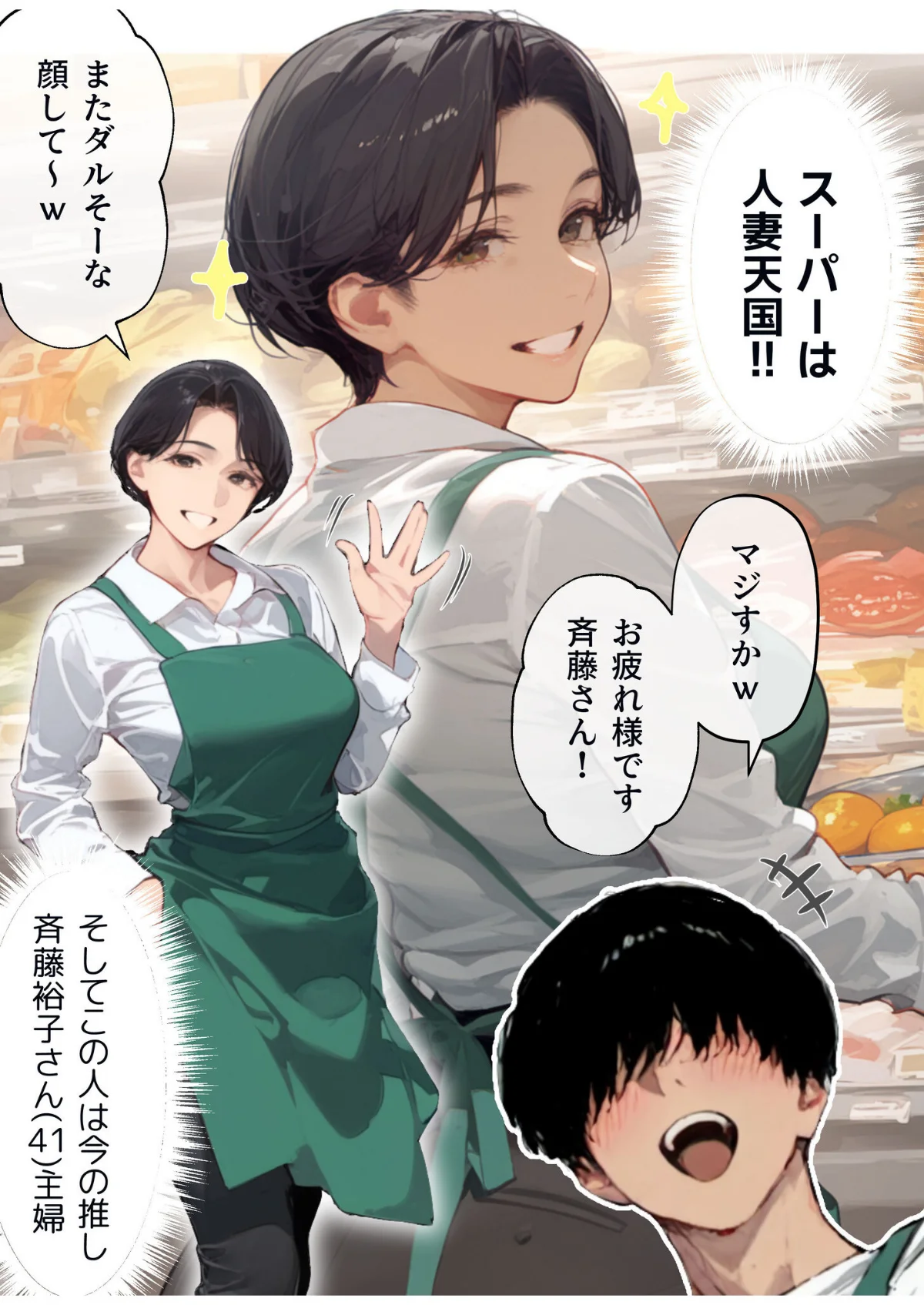 バ先のパート主婦（41）を家に連れ込んだ 第1巻 3ページ