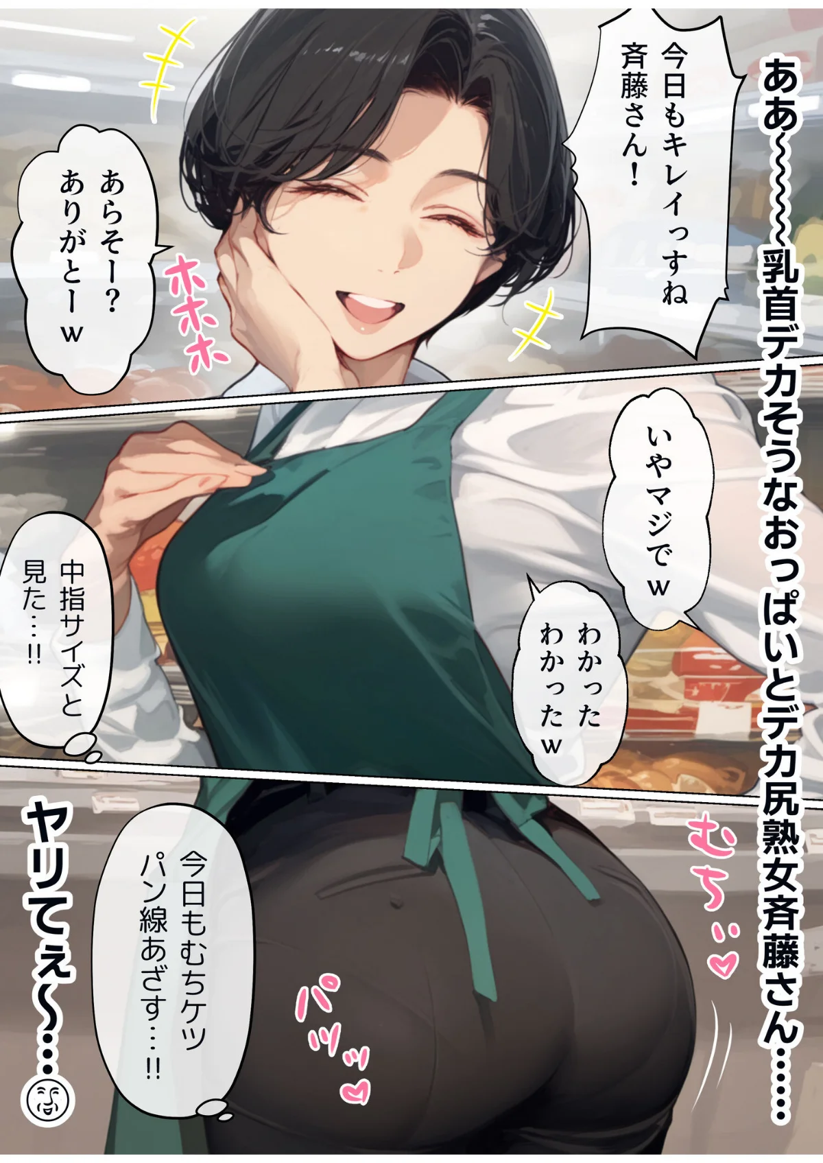 バ先のパート主婦（41）を家に連れ込んだ 第1巻 4ページ