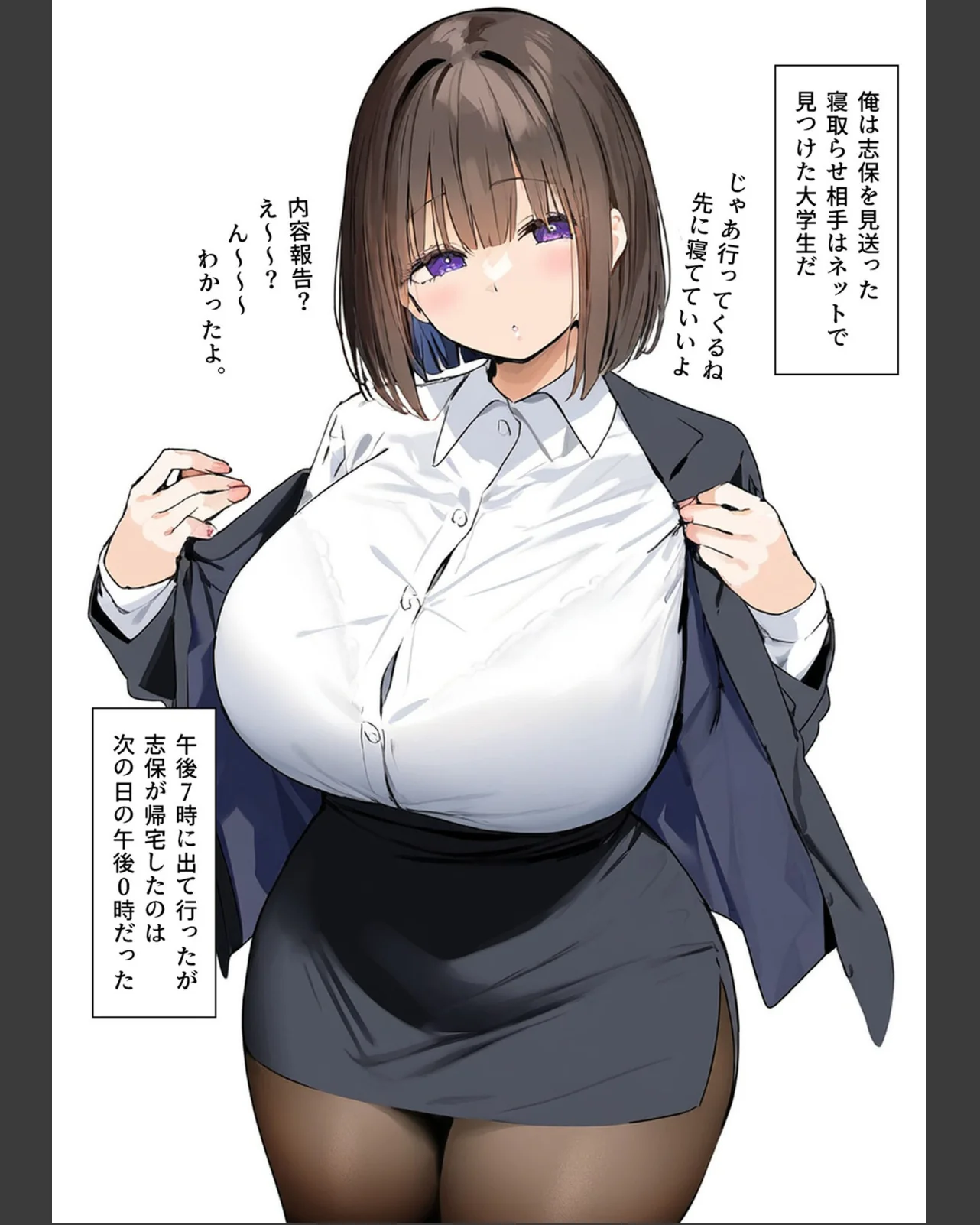 皆が狙ってる新卒ちゃんを寝取らせてみた【 第1巻 AI生成 9ページ