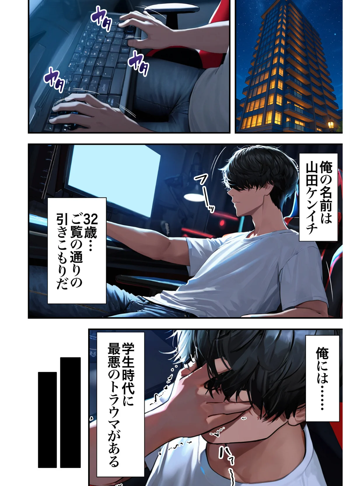 残クレアルフォード元ヤン人妻（32歳3人 第1巻 3ページ