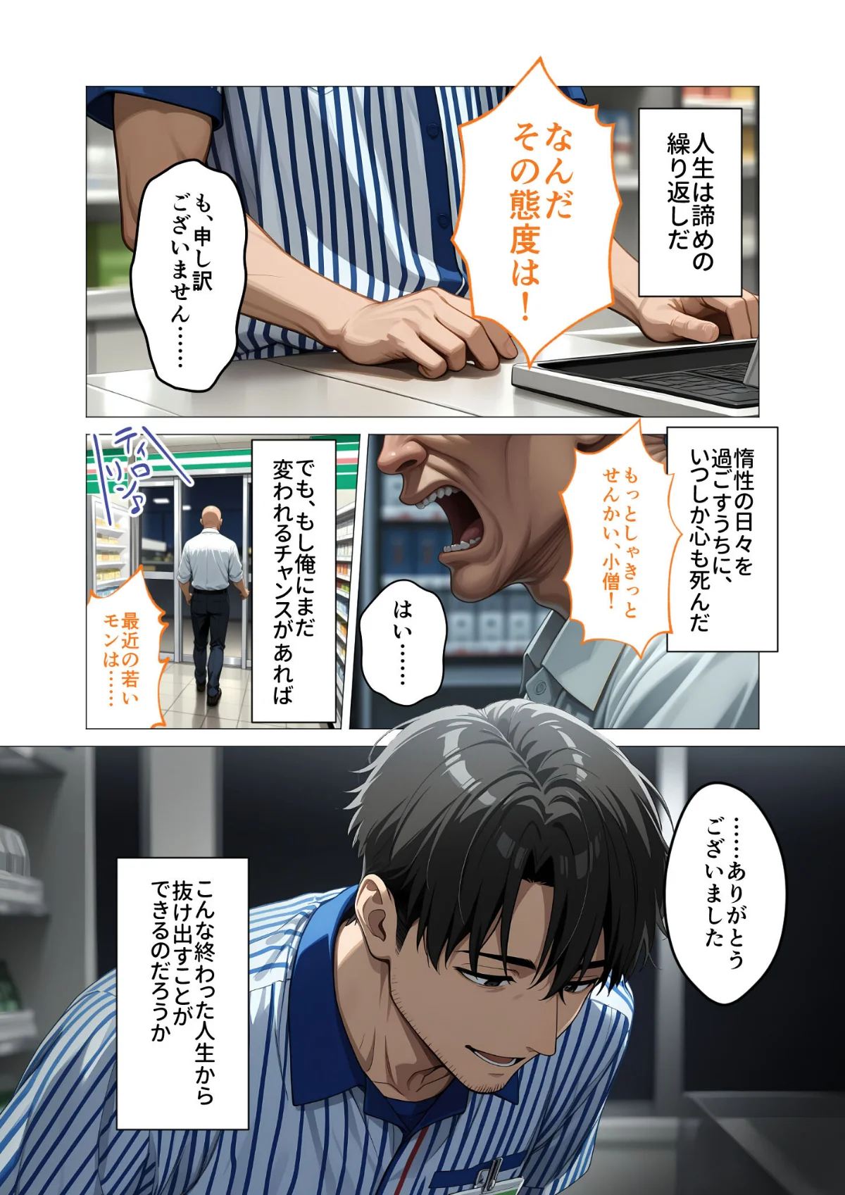 お客様はおっぱいです。 モザイク版 第1巻 2ページ