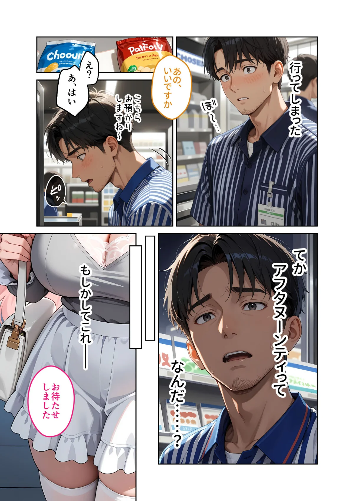 お客様はおっぱいです。 モザイク版 第3巻 5ページ