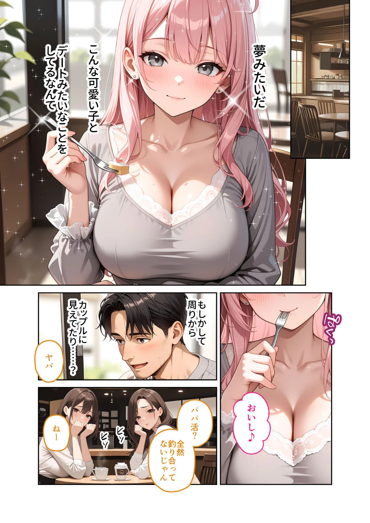 お客様はおっぱいです。 モザイク版 第3巻 8ページ