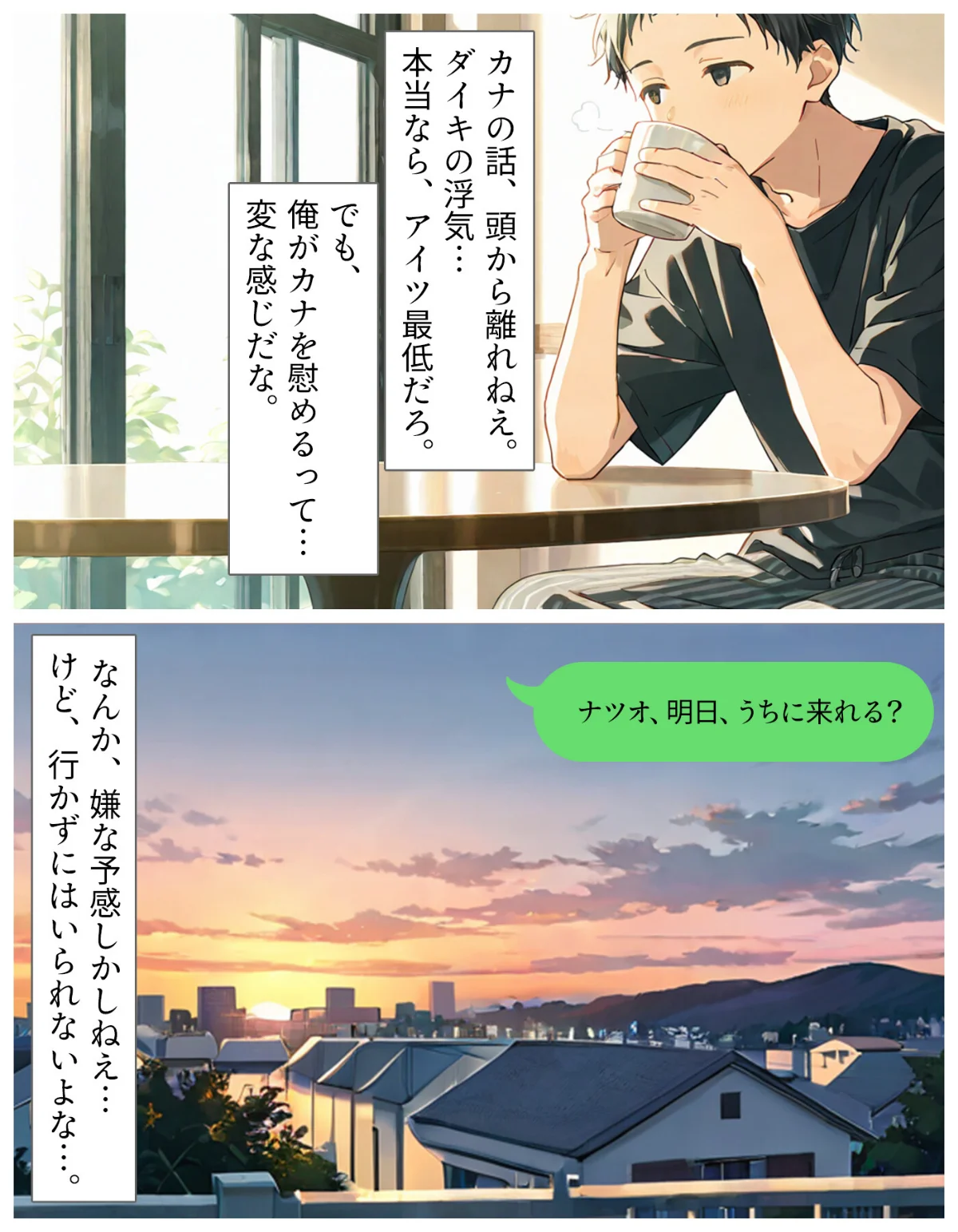 夏の吐息、禁断の肌―幼馴染と身体の境界線 第1巻 13ページ