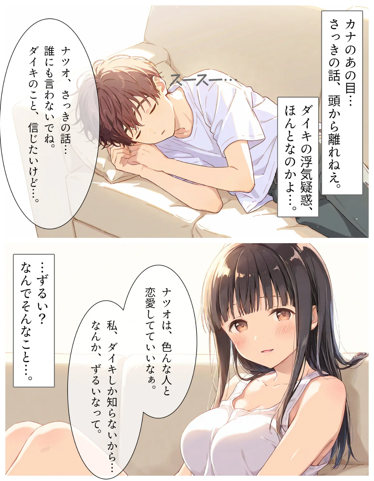 夏の吐息、禁断の肌―幼馴染と身体の境界線 第2巻 2ページ