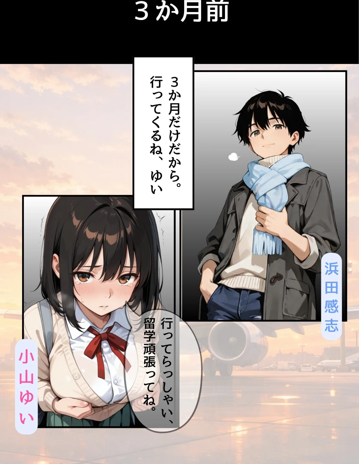 3か月なら、大丈夫だと思ってた。〜留学し 第1巻 AI生成 4ページ