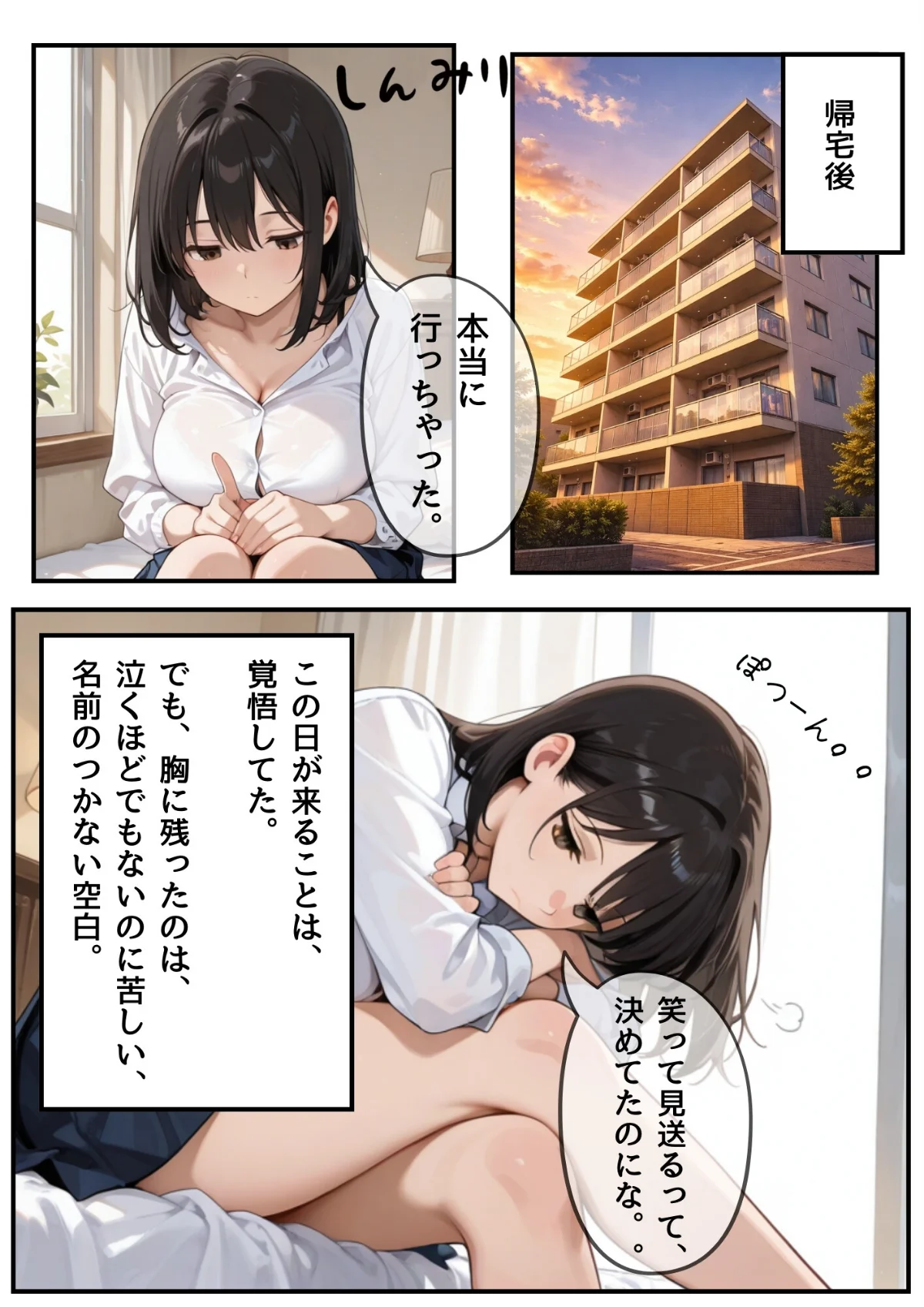 3か月なら、大丈夫だと思ってた。〜留学し 第1巻 AI生成 8ページ