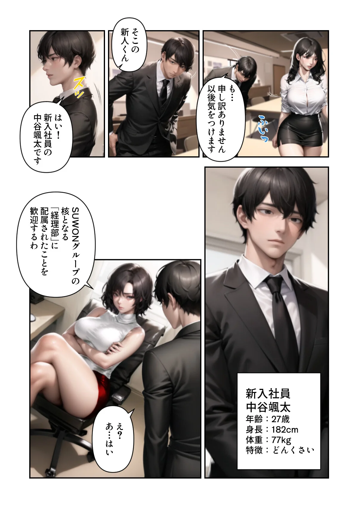 ハーレムの新生活【特別修正版】（1） 第1巻 8ページ