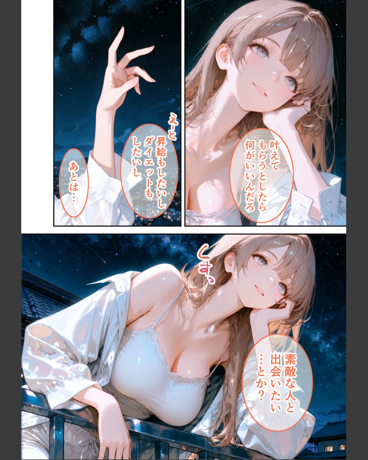 Only you， my love 〜星 第1巻 恋愛 AI生成 10ページ