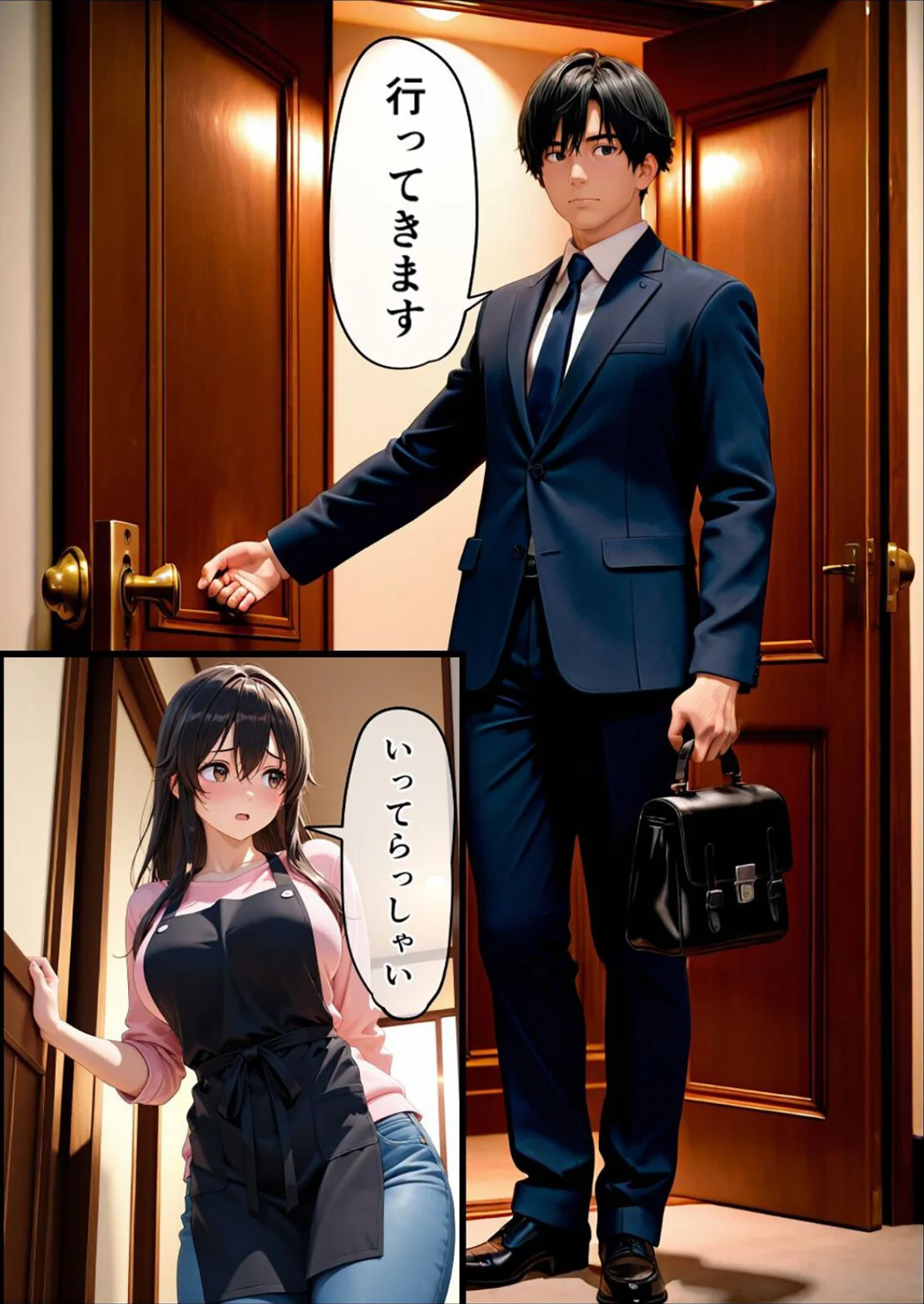 初めてのスワッピング〜色んな感情が入り乱 第1巻 人妻・主婦 巨乳 寝取り・寝取られ・NTR 2ページ